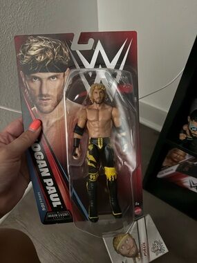 WWE Logan Paul Action Figure - Black and Yellow
